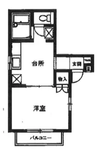 神奈川県横浜市南区若宮町4【アパート】の間取り