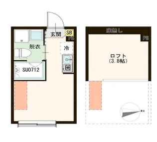 ハーモニーテラス東大泉II【1階】の間取り