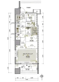 東京都渋谷区恵比寿4【マンション】の間取り