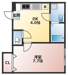 クレエY【2階】の間取り
