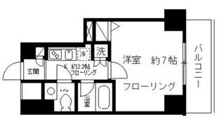南大塚パレス【7階】の間取り