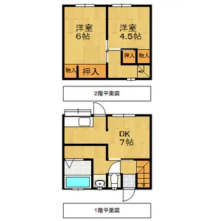 ドウェルグリーンI【1階】の間取り