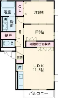 大阪府堺市北区北花田町3【アパート】の間取り