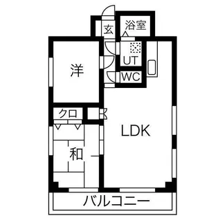 シャトレ大万【2階】の間取り