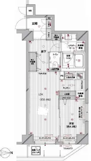 メインステージ蔵前【2階】の間取り