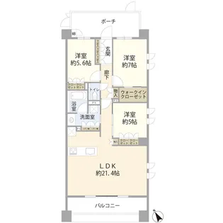 プレシス横濱山手パークフロント(021018)【4階】の間取り