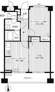 プリムヴェール西尾久メゾンA【1階】の間取り