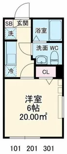 Feline Villa【3階】の間取り