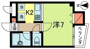 ループセブン【3階】の間取り