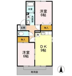 エクレール A【1階】の間取り