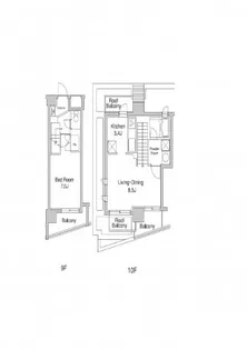プラウドフラット代々木上原の間取り