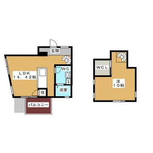 東京都中野区沼袋2【アパート】の間取り