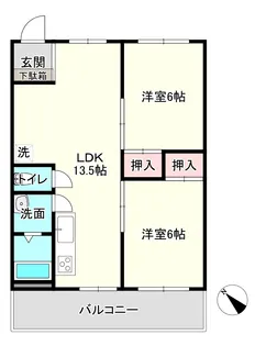 モダンピース【4階】の間取り