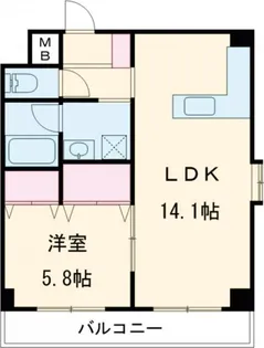 キャッスル瑞江【3階】の間取り