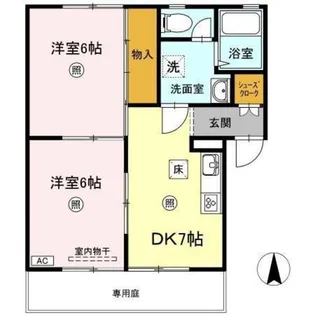 マルベリーM A棟【1階】の間取り