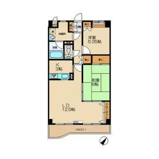 ヌーベルヴィラII【3階】の間取り