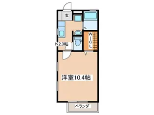 湘南グリ-ンハイツ【2階】の間取り