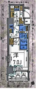 GENOVIA阪東橋IIskygarden【6階】の間取り