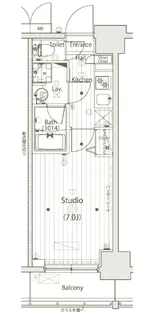 ガーラ横濱関内グランドステージ【10階】の間取り