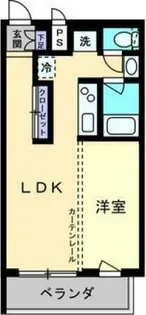 コリドールナカノ【4階】の間取り