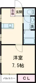 ディンプルハイツ【2階】の間取り