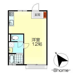 M・テラス宮原 B棟【1階】の間取り