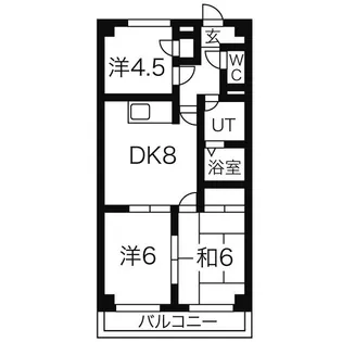 アピカル千王【4階】の間取り