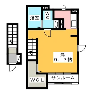 メゾン・ジョワエイト【2階】の間取り