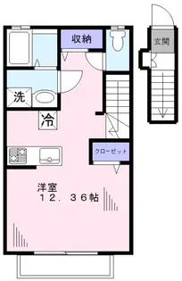 ジュエルコート白糸台【2階】の間取り