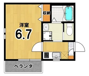 セジュール北白川【2階】の間取り