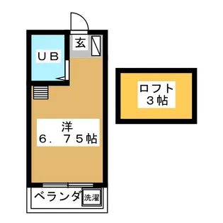 ハイツAOKI【2階】の間取り