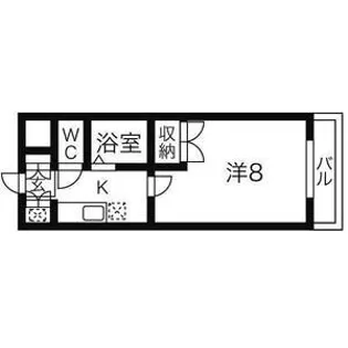 リエス小田原【1階】の間取り