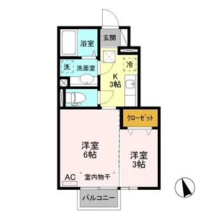 プラティーク B【1階】の間取り