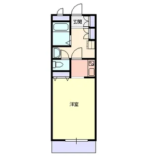 ベルナール東青田【1階】の間取り