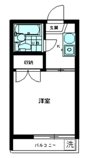 カンタドール下條【1階】の間取り