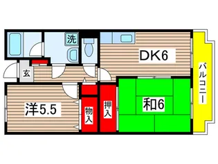 フィネス山田橋【2階】の間取り