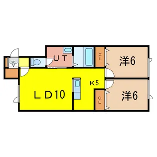 アンジェ317【2階】の間取り
