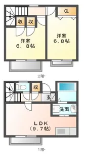 サンモール【2階】の間取り