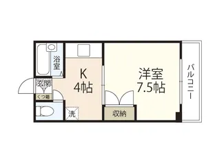 レジデンス・イン・ミユキ【2階】の間取り