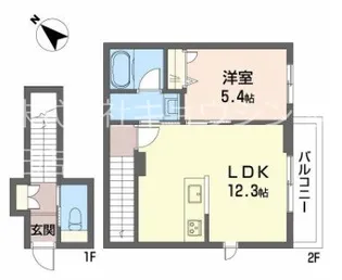 アザレアコート【2階】の間取り