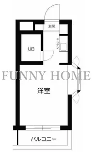 ユースフル祐天寺2【5階】の間取り