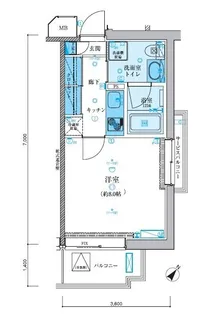 リヴシティ駒沢大学【2階】の間取り