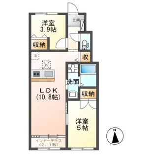 IXIA(イクシア)【1階】の間取り