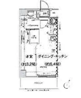 スパシエ幡ヶ谷【6階】の間取り