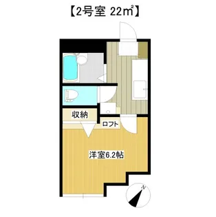 カマラード台原【1階】の間取り