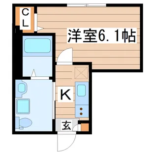 Atreste・ながまち【1階】の間取り