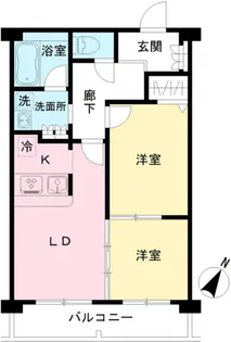 笹塚テラスレジデンス【10階】の間取り