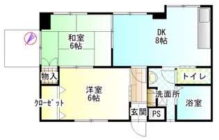 ベアビル【2階】の間取り