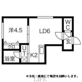 サウザンドファイン厚別【2階】の間取り