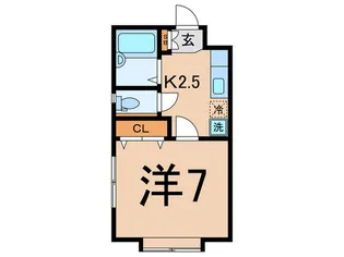 MYフラット【1階】の間取り